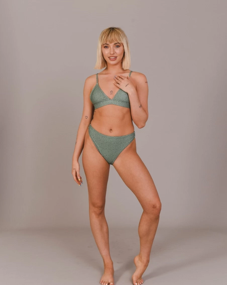 OOSC Women's Sahara Sage Boost'Em Up Bikini Top - Push-Up Swimwear for Women