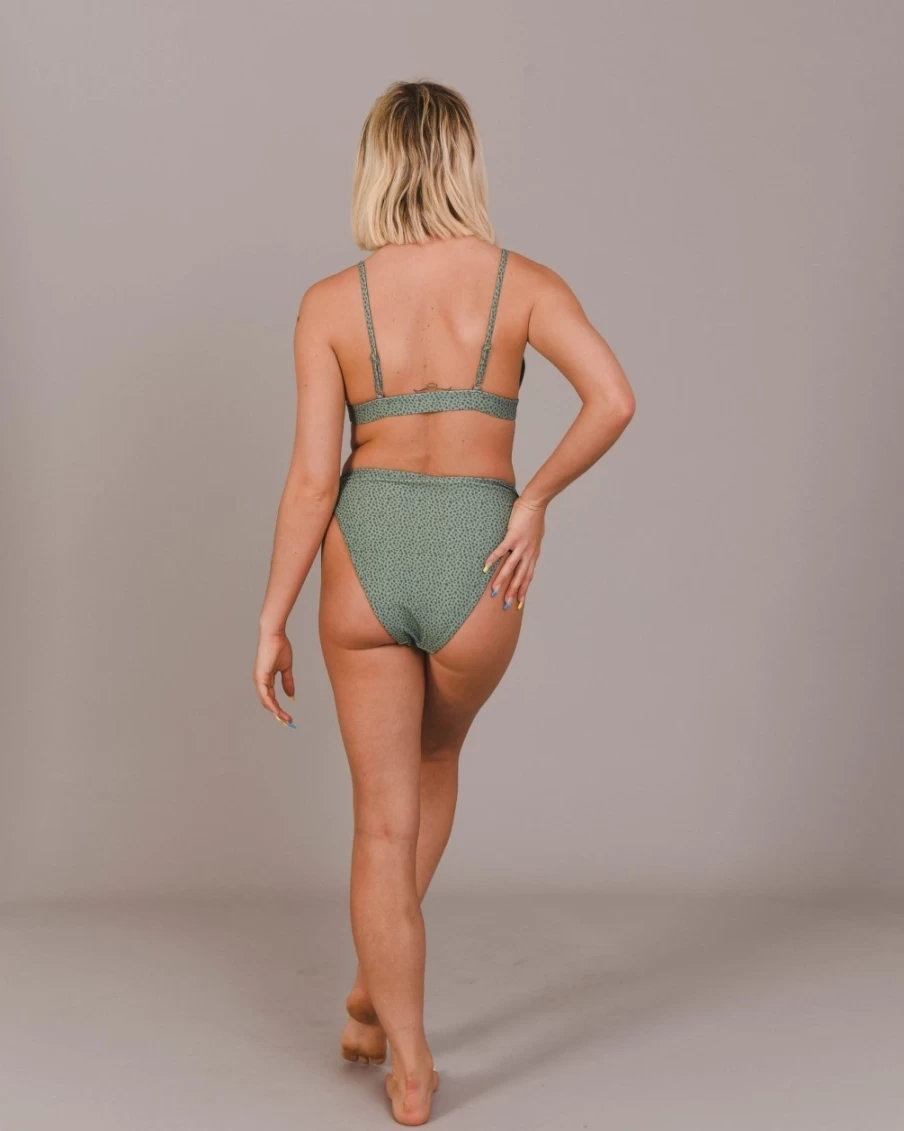 OOSC Women's Sahara Sage Boost'Em Up Bikini Top - Push-Up Swimwear for Women