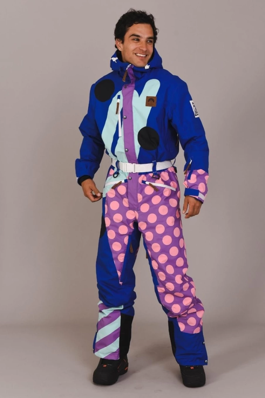 OOSC Unisex Blue Ski Suit - Penfold In Blue Winter Sports Outfit for Men & Women